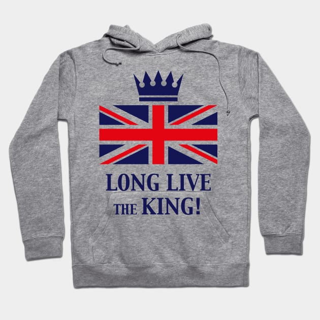 Long Live The King! (England / Great Britain / Navy) Hoodie by MrFaulbaum